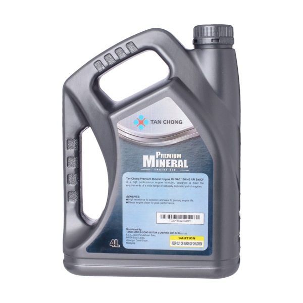 Premium Mineral Engine Oil 15W-40 SN/CF (4L) - Image 4