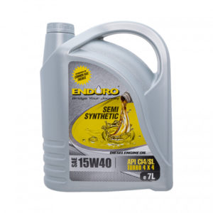 Enduro Lubricant Engine Oil Semi Synthetic SAE 15W40 CI4/SL 7Liters